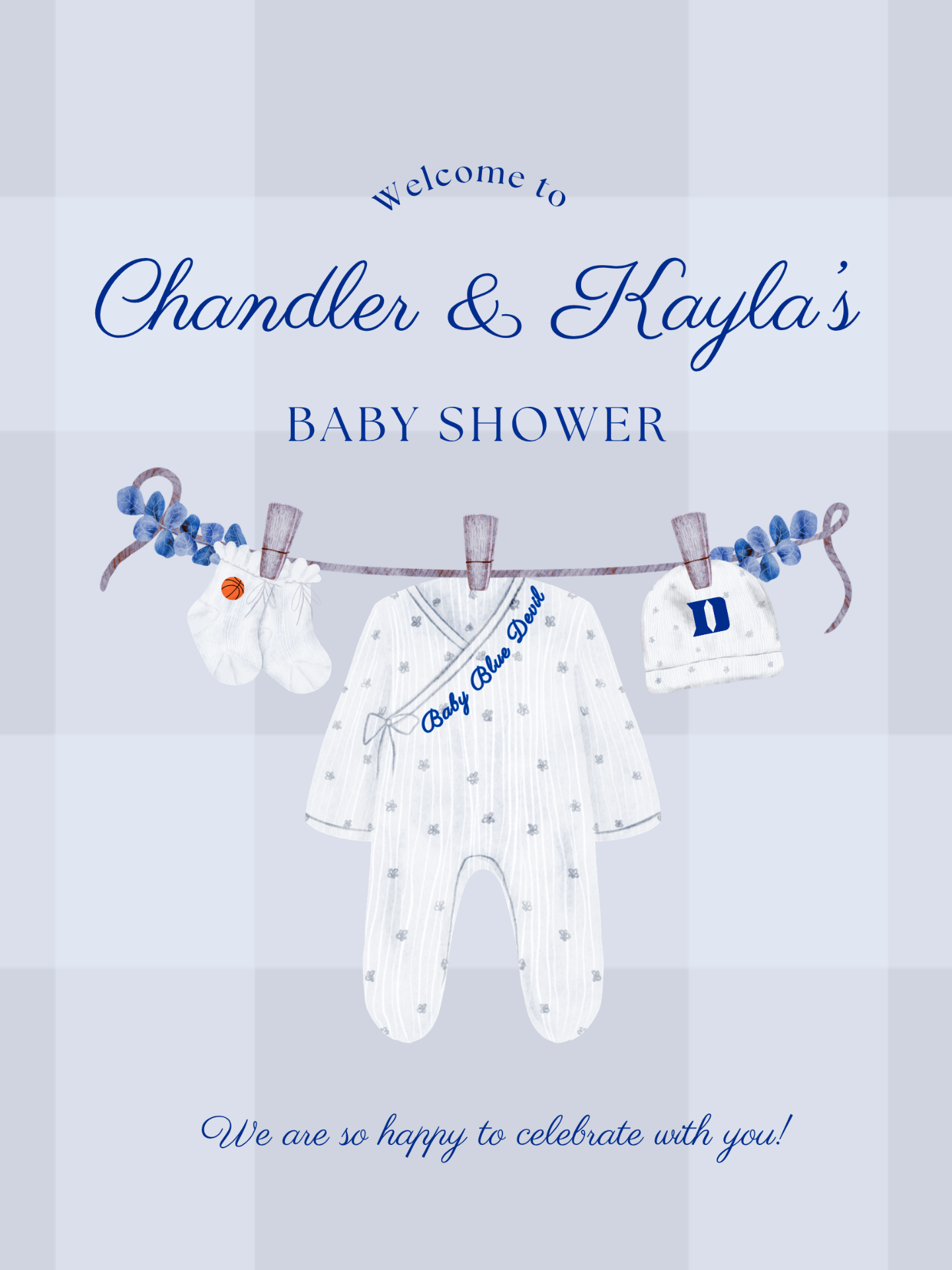 Chandler & Kayla's Baby Shower Welcome