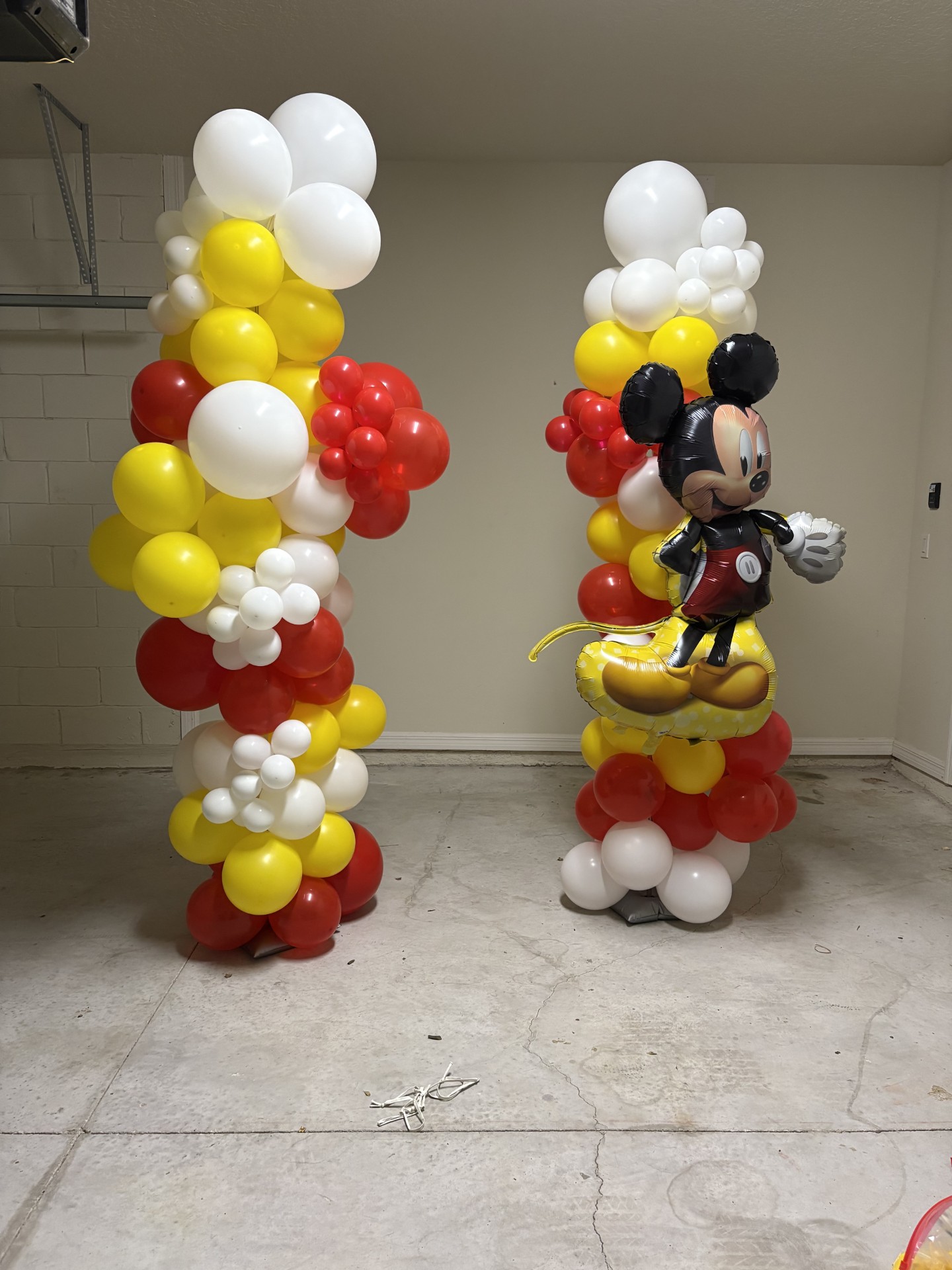 Mickey Mouse Balloon Columns