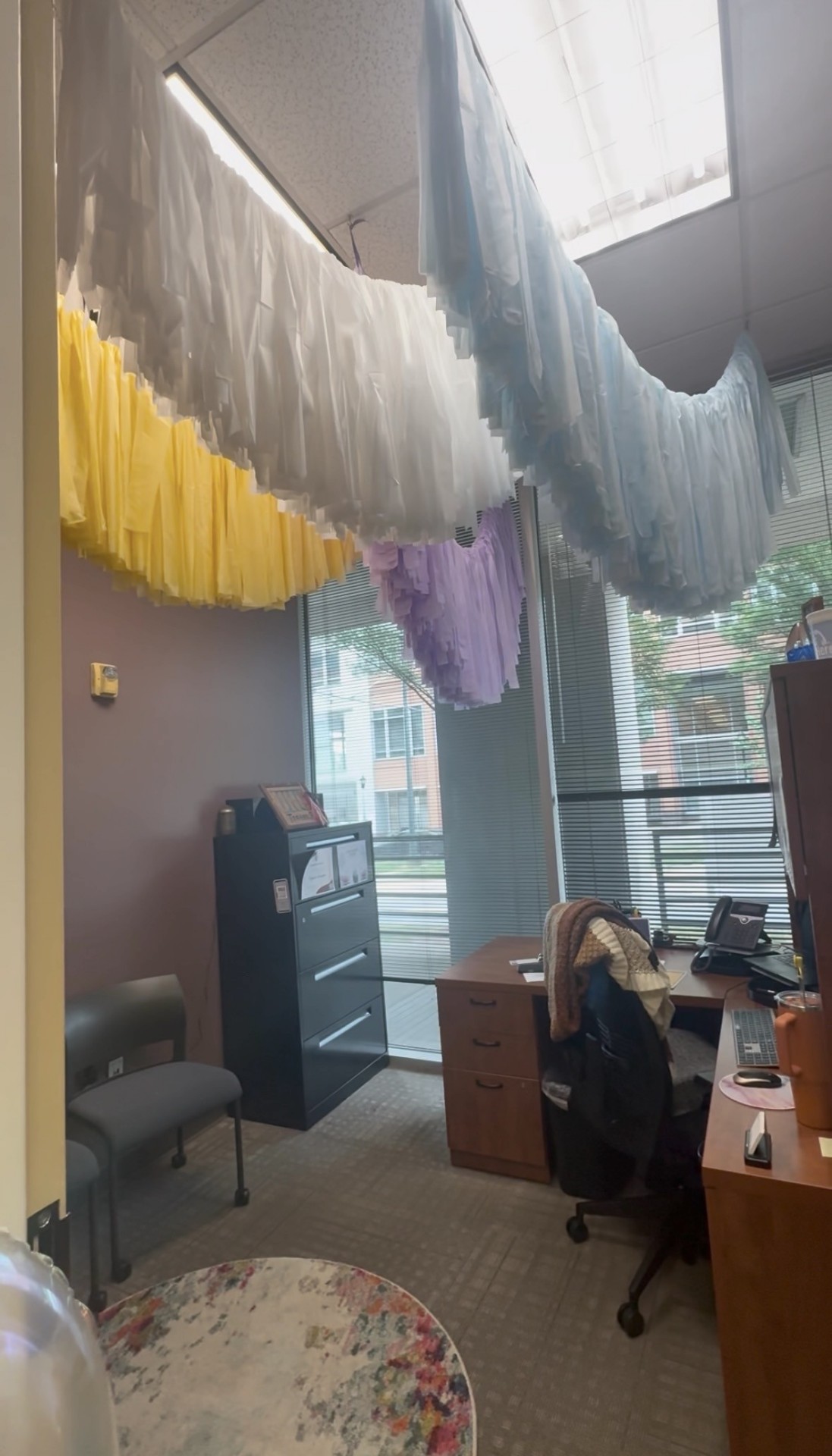 Tulle Ceiling Cloudscape