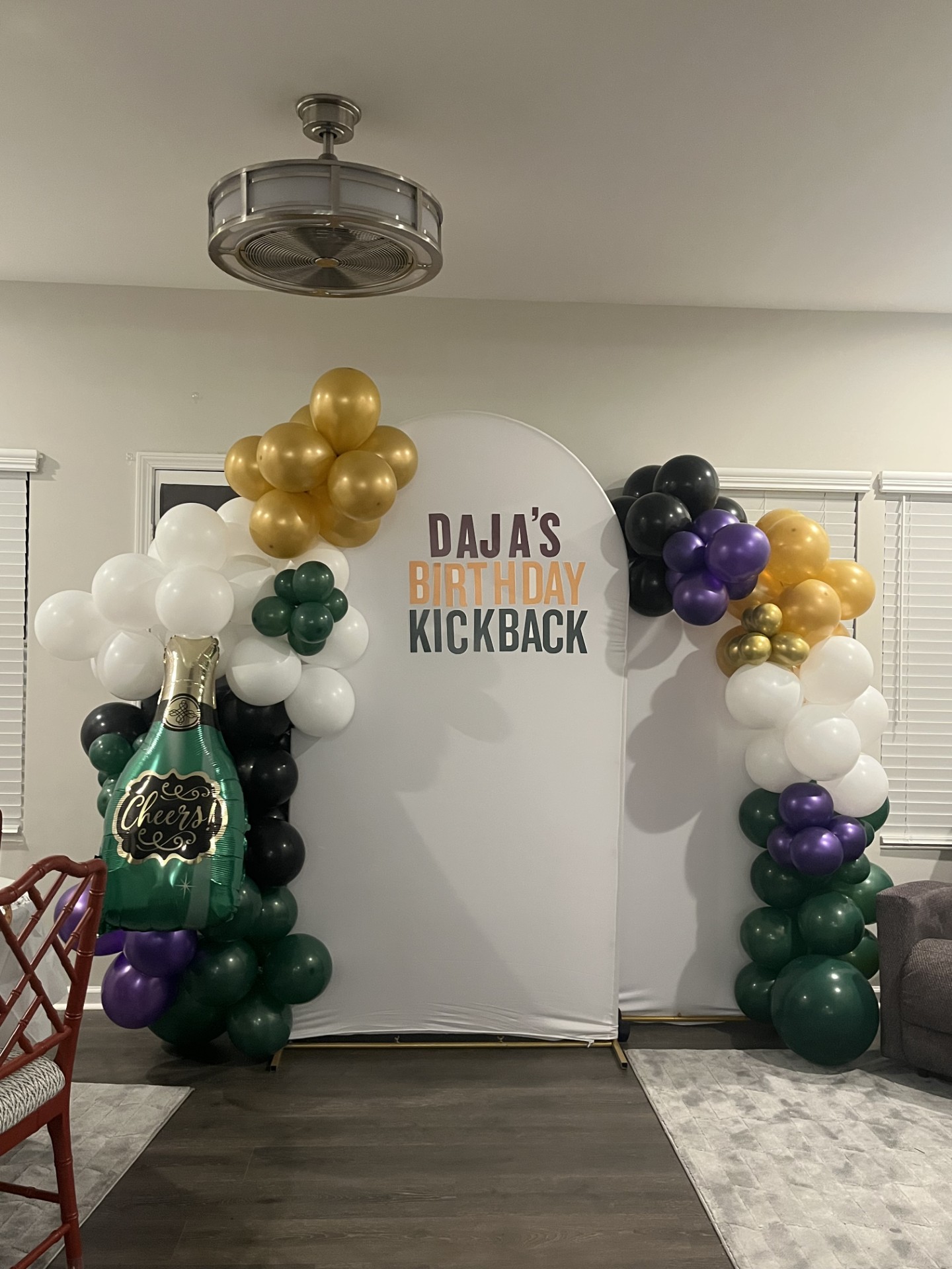 Daja's Birthday Kickback Backdrop